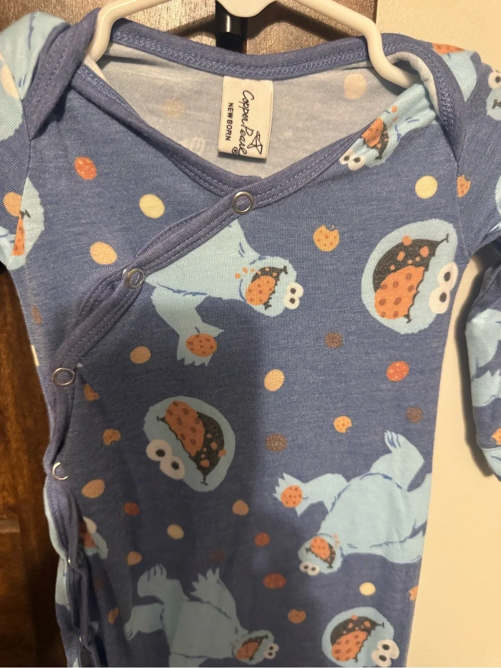 Copper Pearl Cookie Monster Sleep Sack